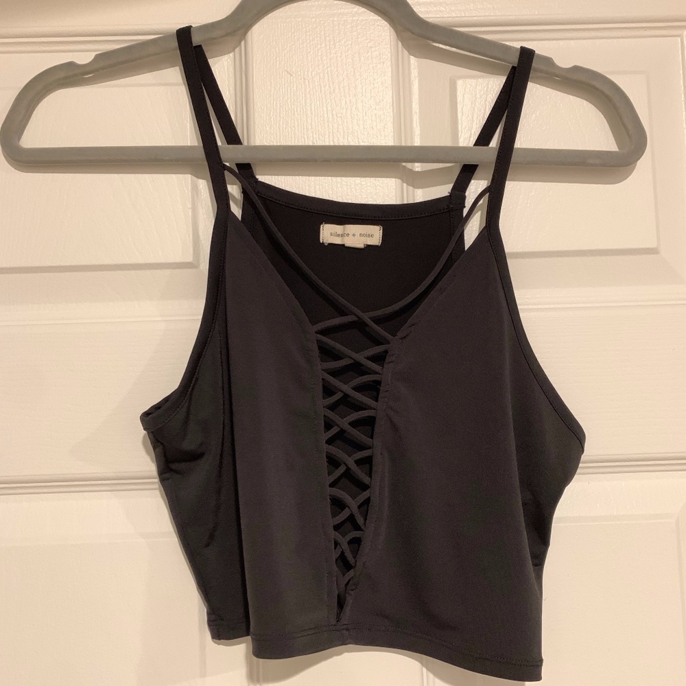 Urban Outfitters Cross Crop Top